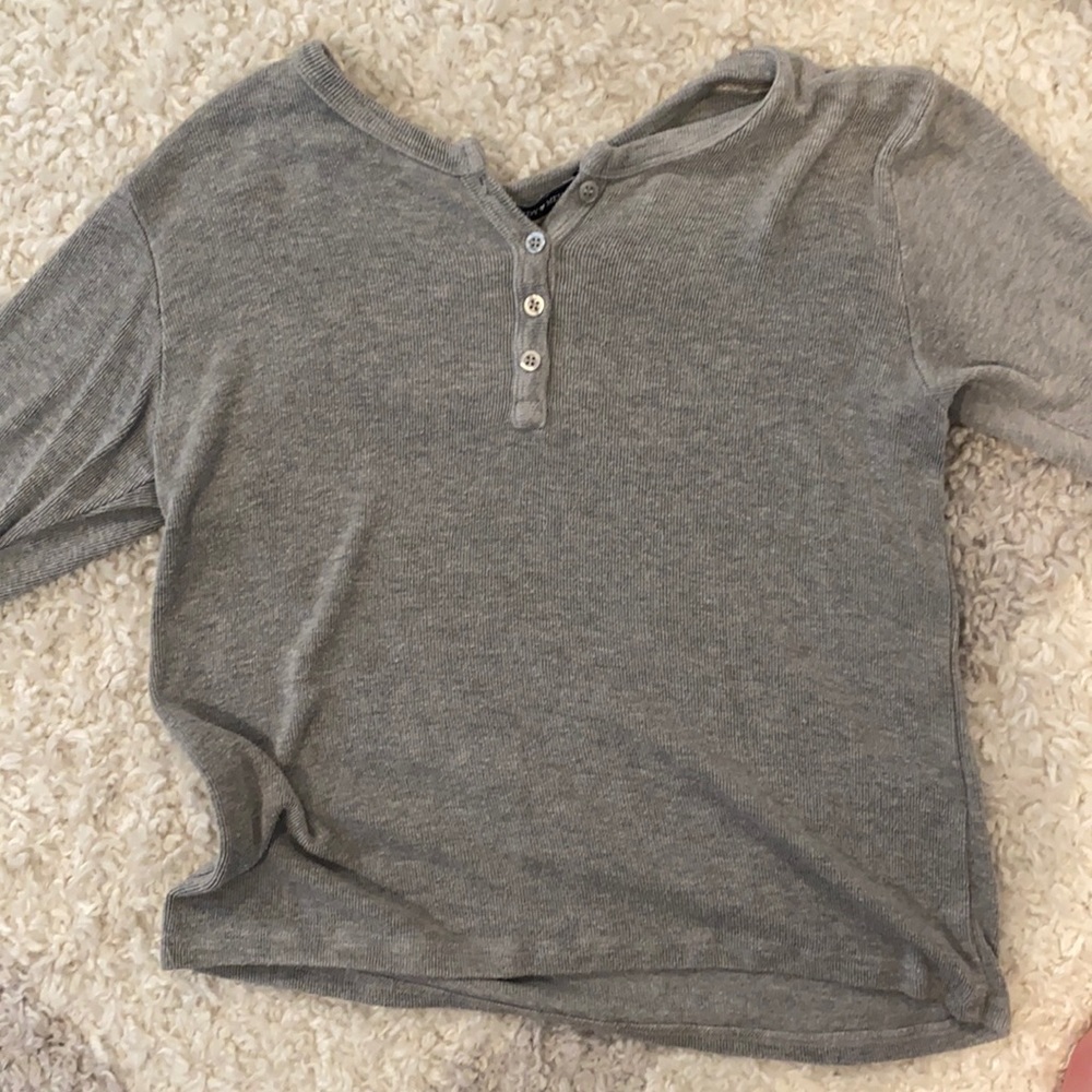 Brandy Melville button long sleeve